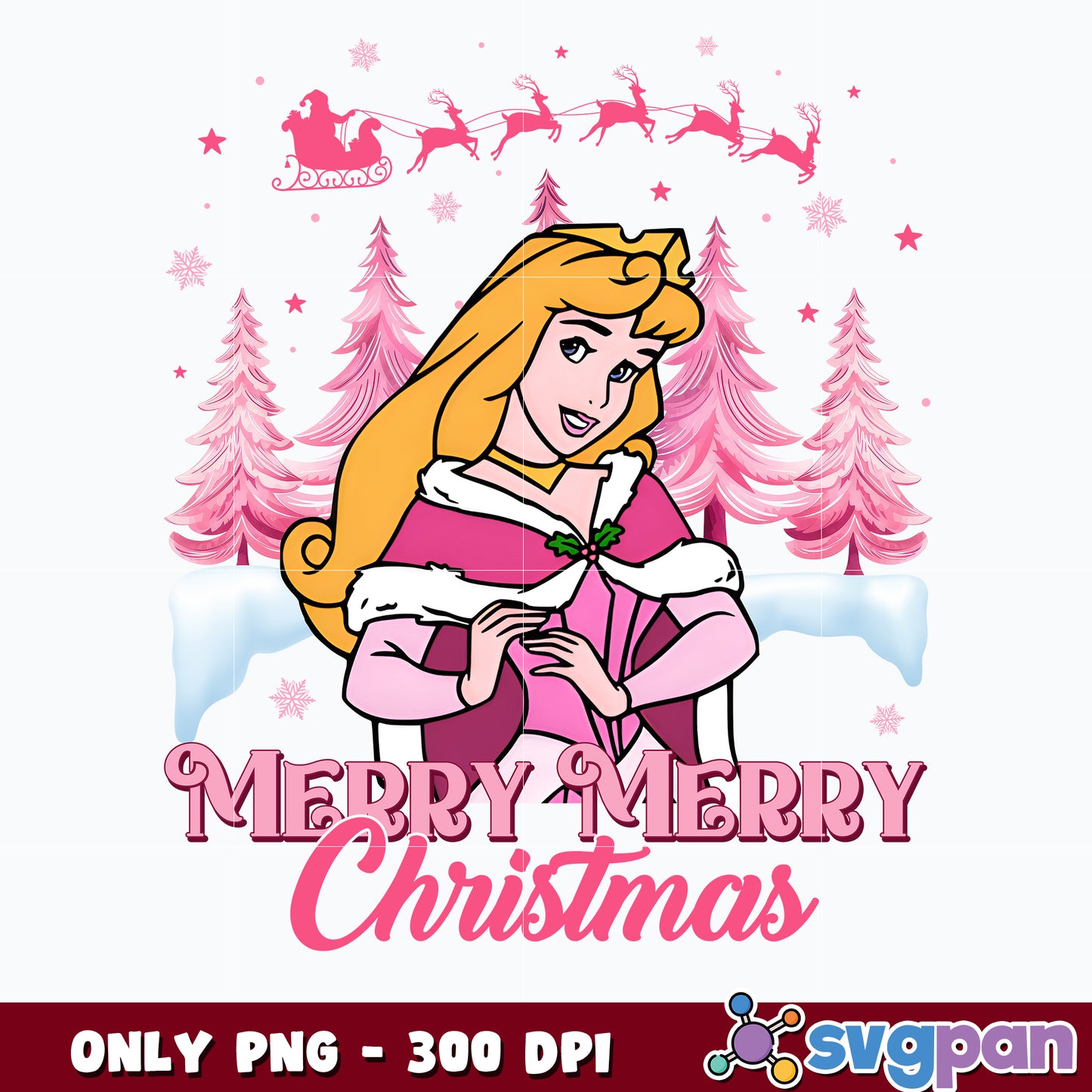 Aurora Merry Merry Christmas png