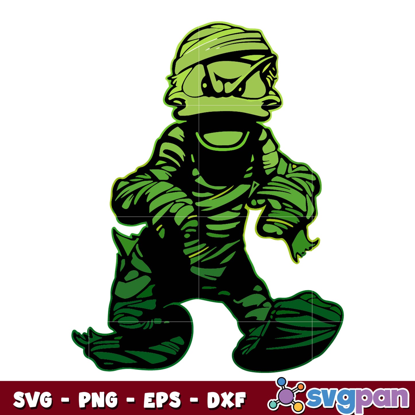 Disney Donald Duck Mummy Halloween Costume svg