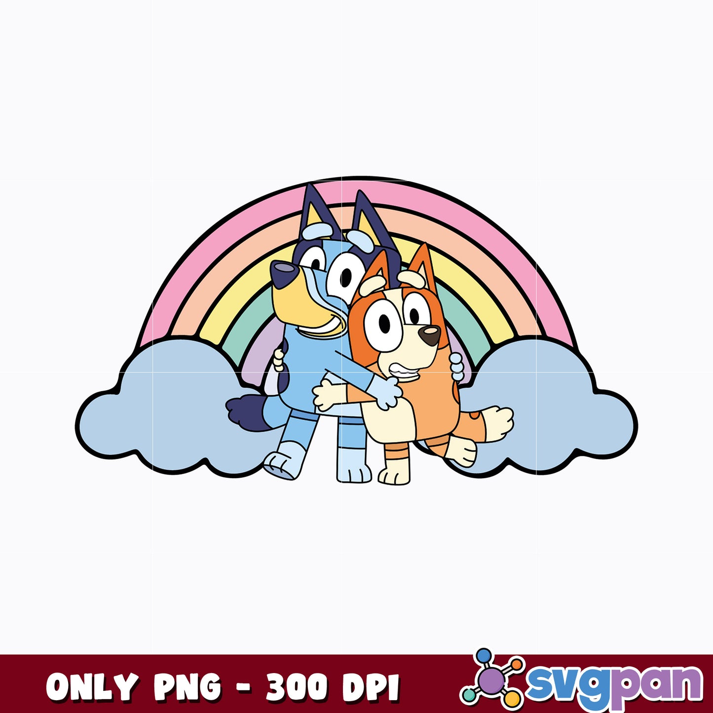 Bluey And Bingo Dance Mode png