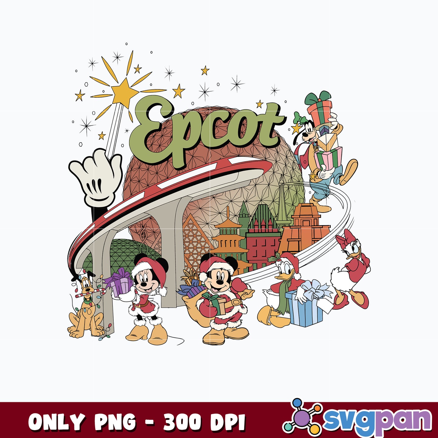 Disney Epcot Vintage Epcot 1982 png