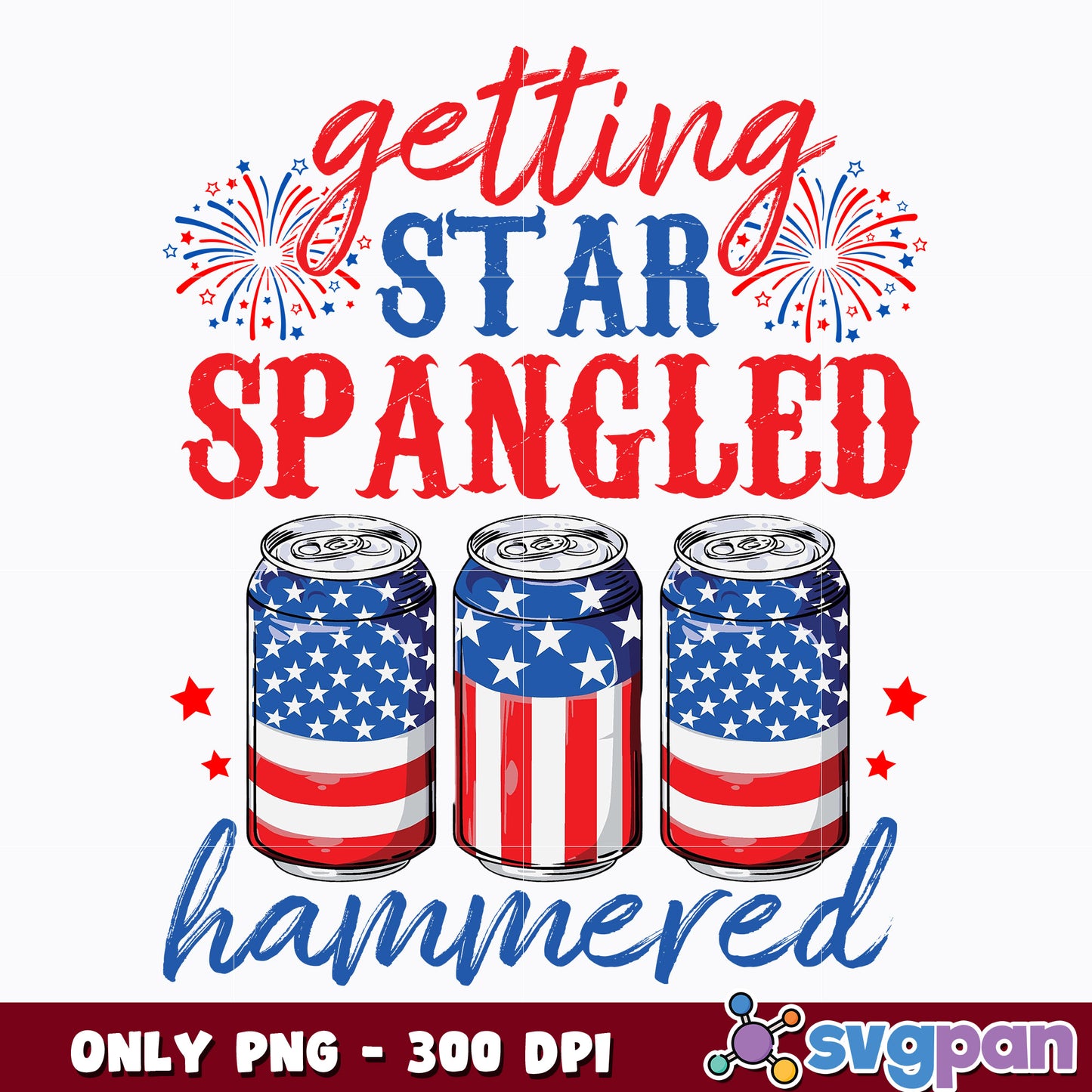 Getting Star Spangled Hammered png