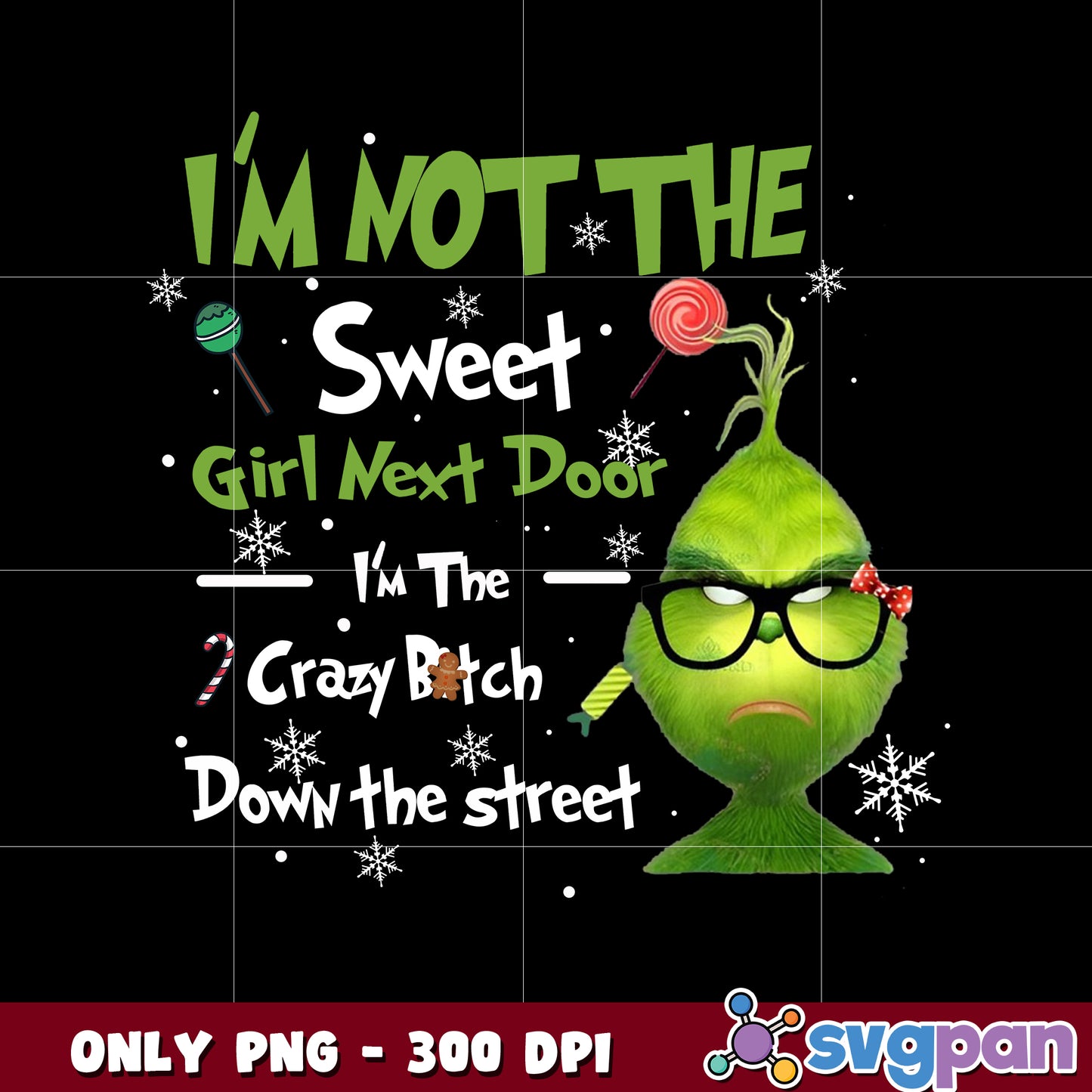 I am not the sweet girl next door Png