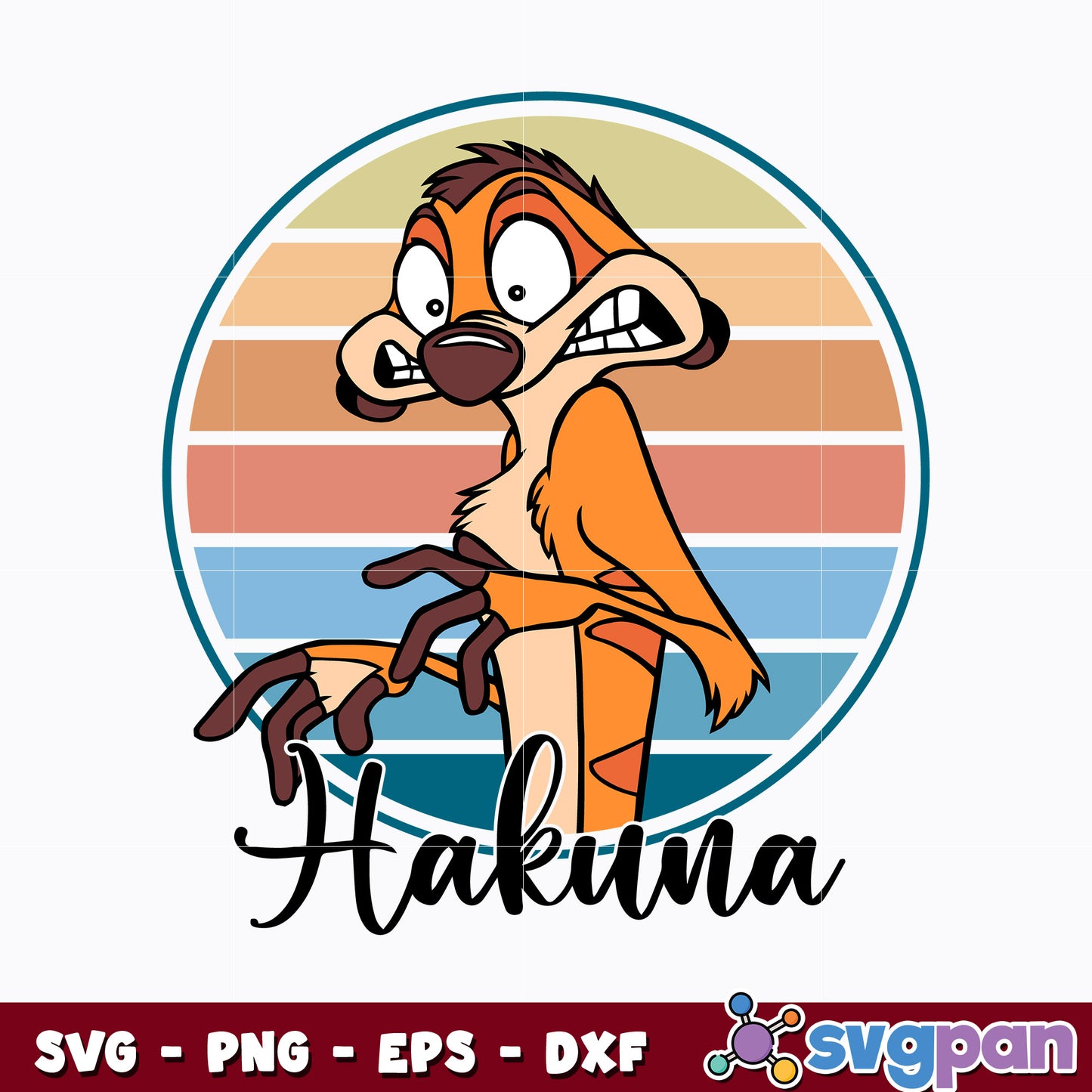 Lion King Timon Hakuna svg