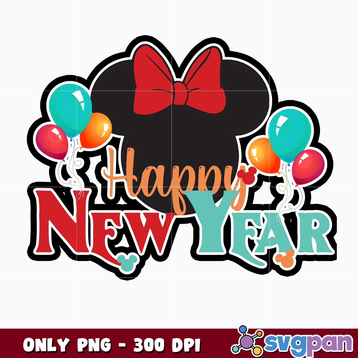 Disney Christmas png, Christmas Minnie Png
