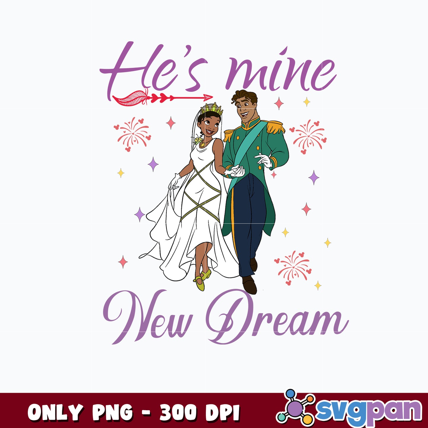 Tiana Wedding Naveen Png