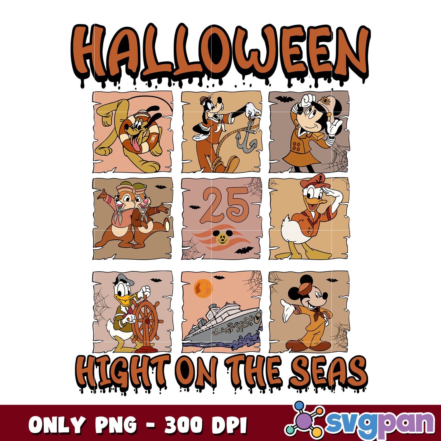 Mickey Mouse and Friends Halloween png