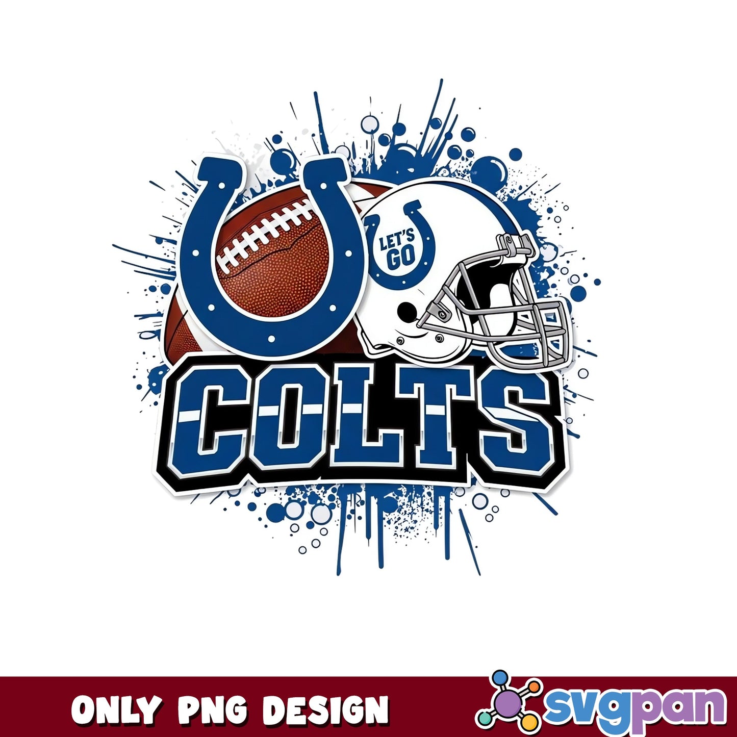 Indianapolis Colts PNG, NFL Football Team Design, Colts PNG