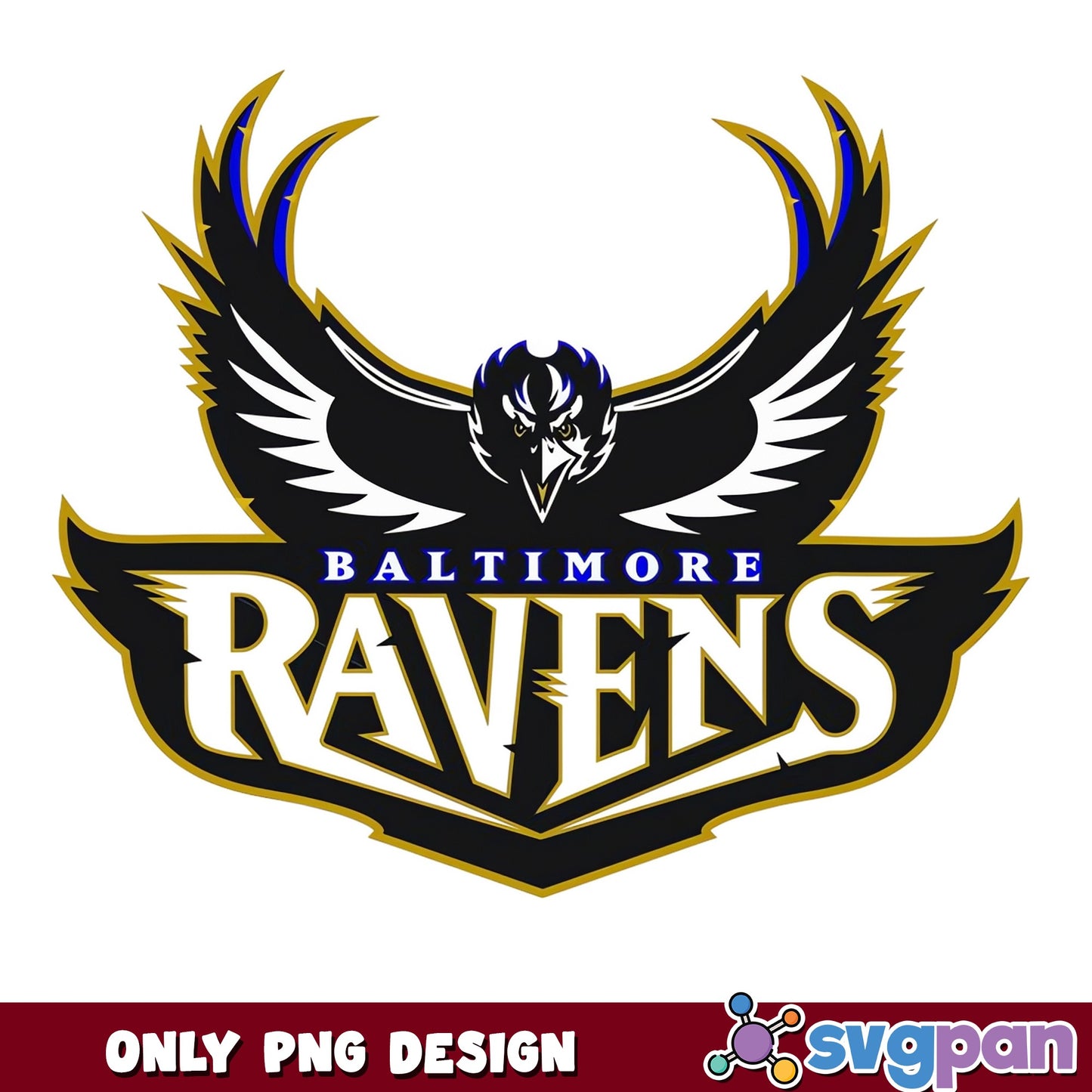 Baltimore Ravens PNG, NFL Football Team Logo, Ravens PNG