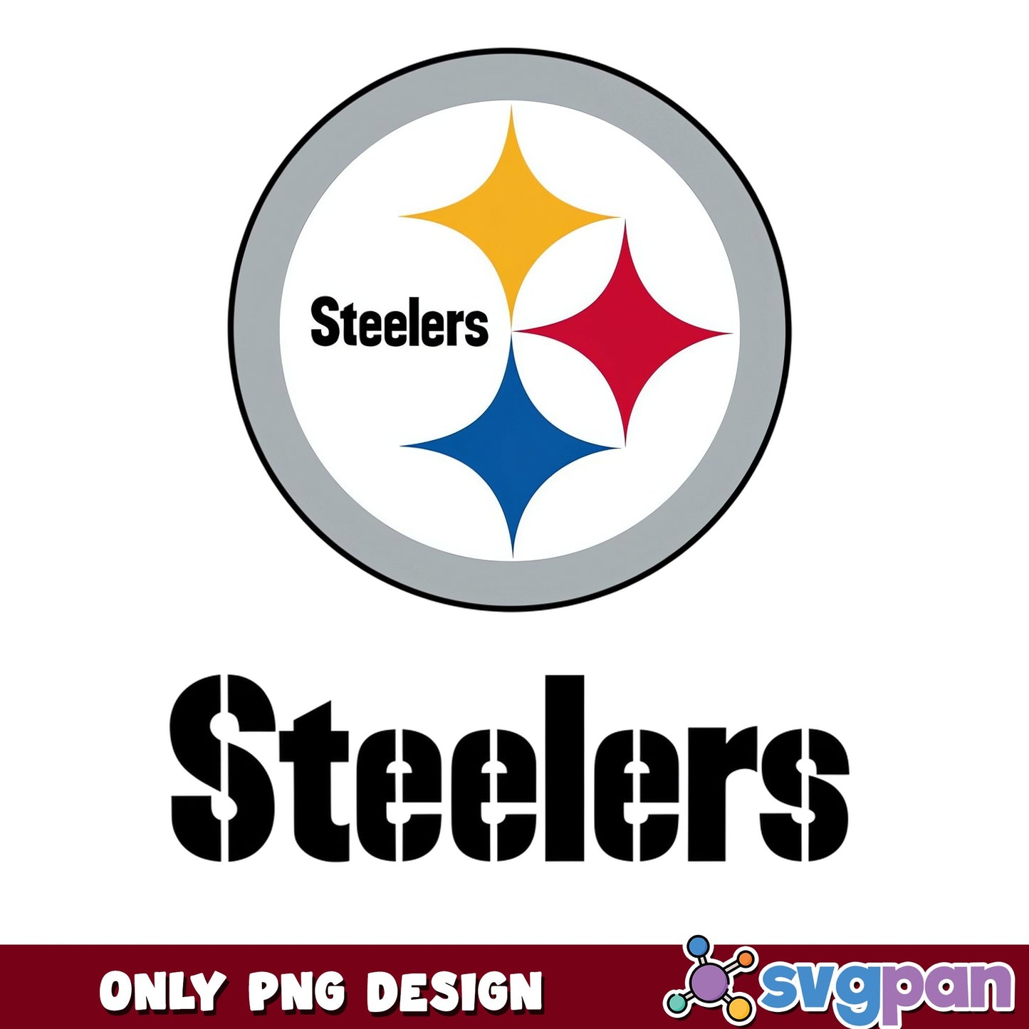 Pittsburgh Steelers PNG, NFL Football Team Logo, Steelers PNG