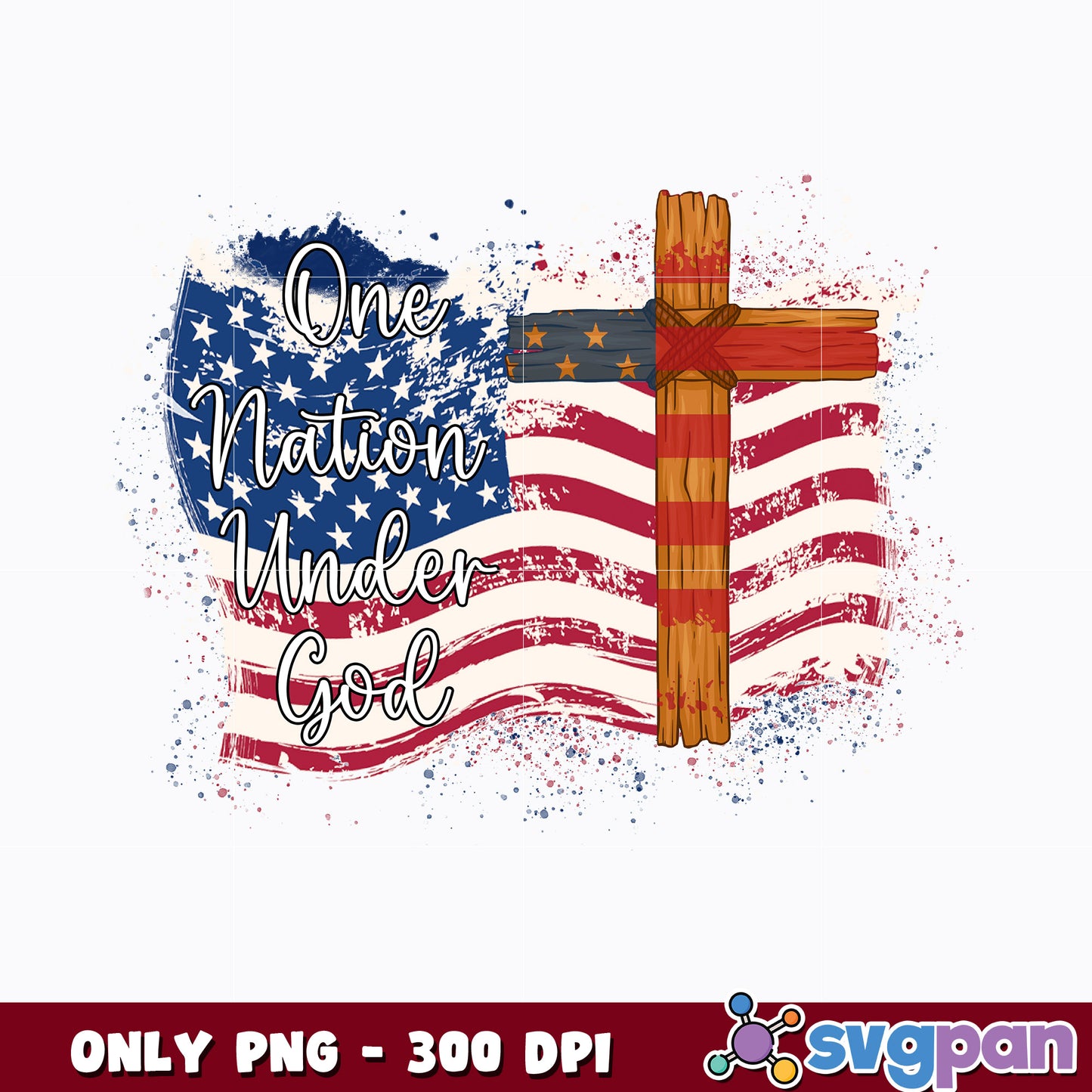 One Nation Under God American png