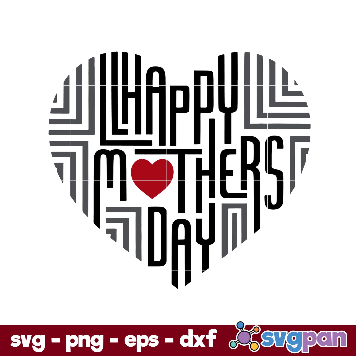 Happy Mother's Day Svg