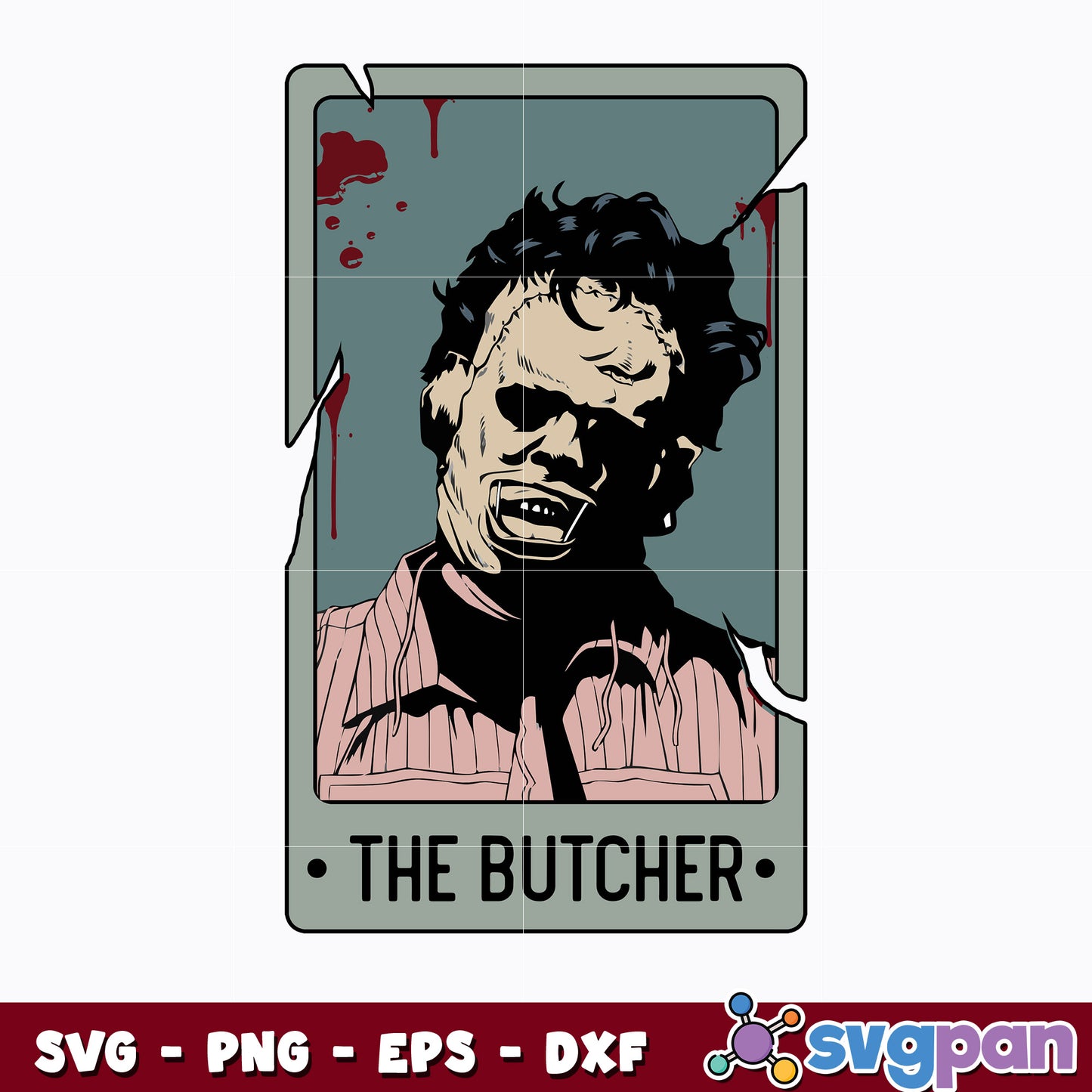 The Butcher Horror Cards Svg