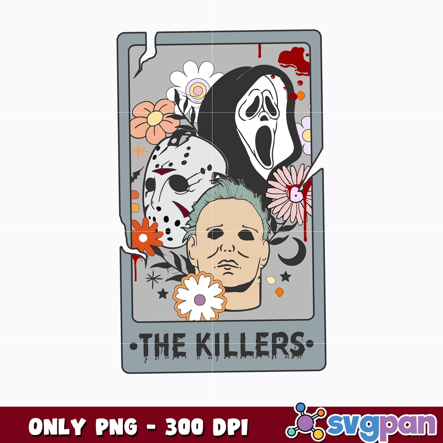 The Killers Halloween Cards Png, Halloween Png