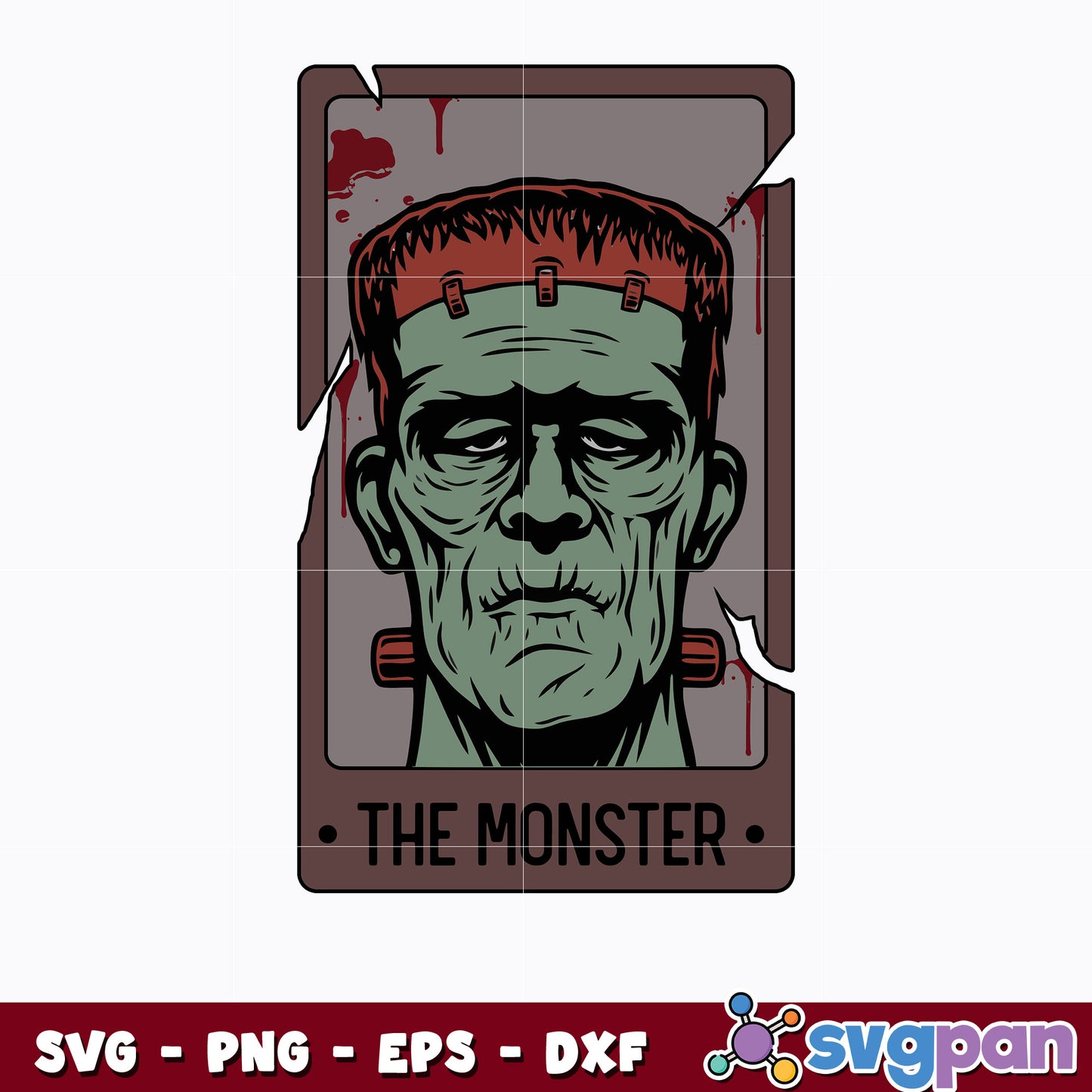 The Monster Tarot Cards Svg, Tarot Cards Svg