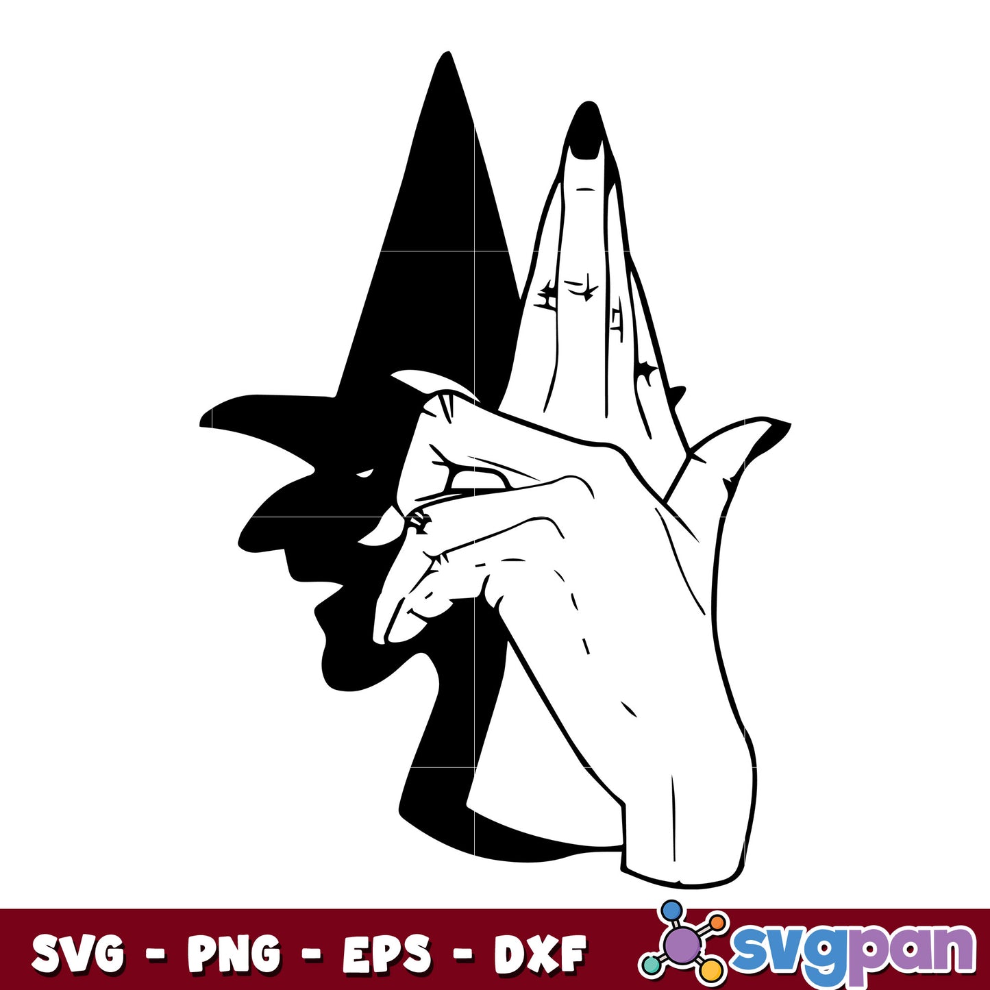 witchy crystal ball svg