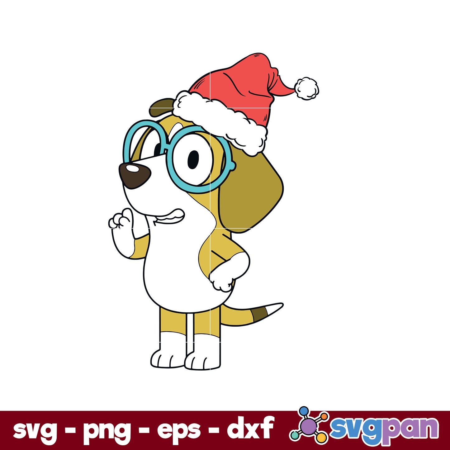 Honey Santa Claus Hat Christmas SVG, Christmas SVG File.