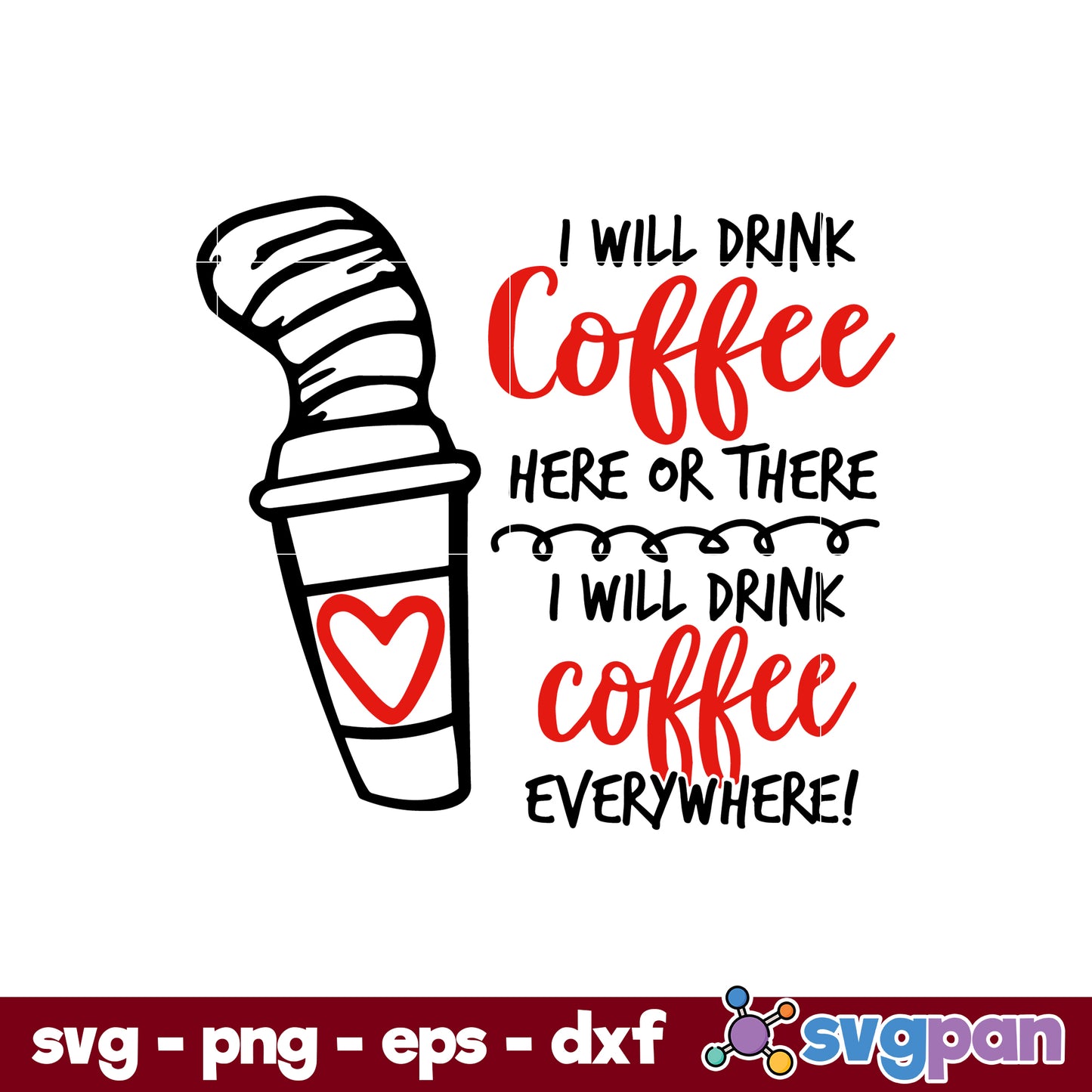 Seuss Day SVG, Seuss Day Drink Coffee SVG, Dr Seuss SVG