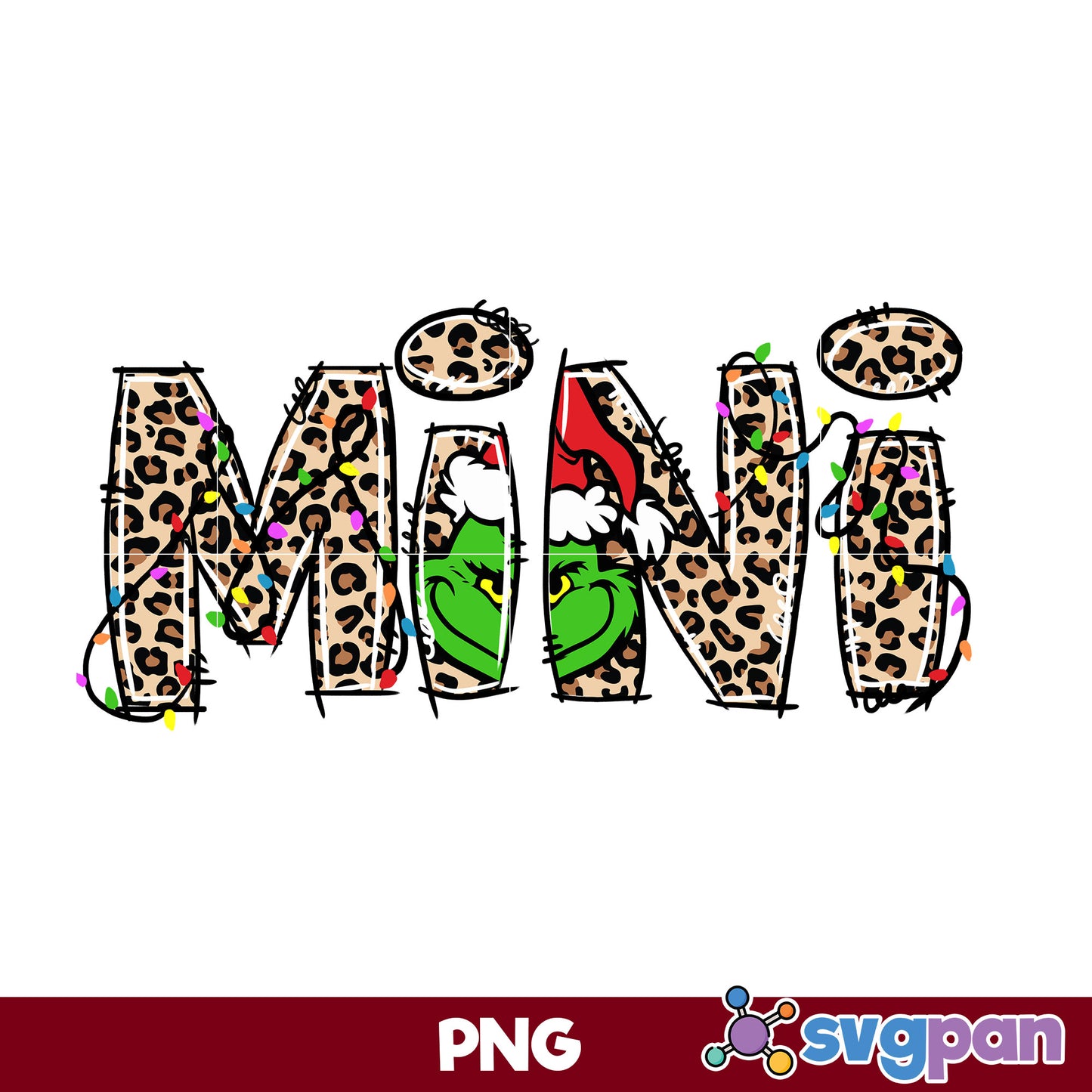 Mini The Grinch PNG, Grinch Christmas PNG Digital File