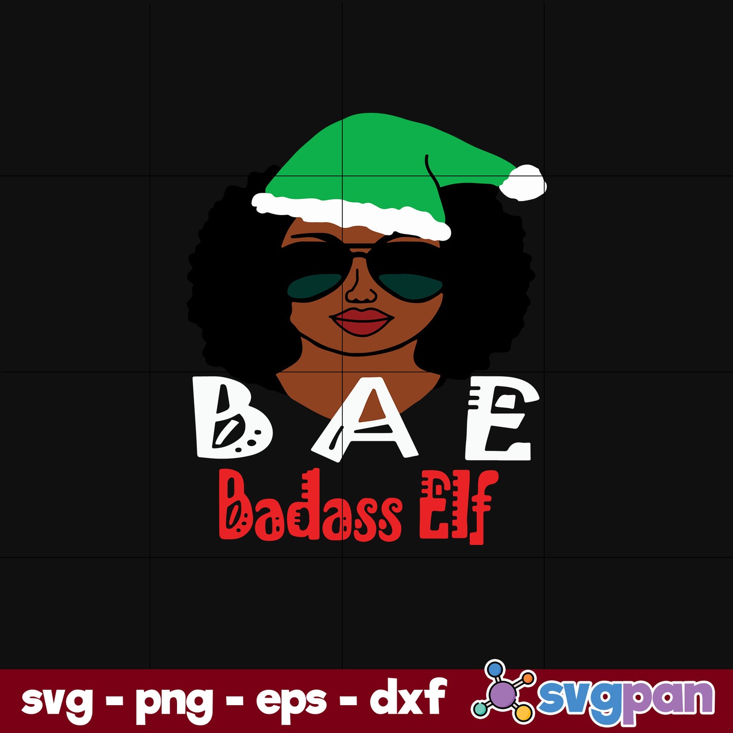 Abraham Lincoln Abe In Santa Hat Christmas SVG, Christmas SVG, PNG DXF EPS Digital File.