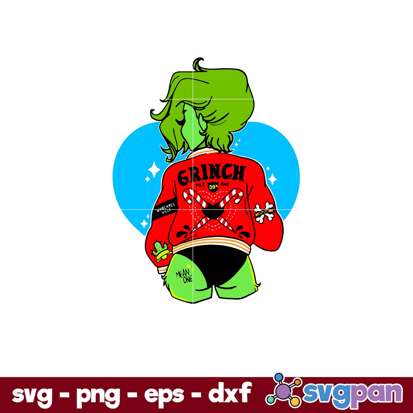 Sexy Grinch Christmas SVG, Christmas SVG, PNG DXF EPS Digital File.