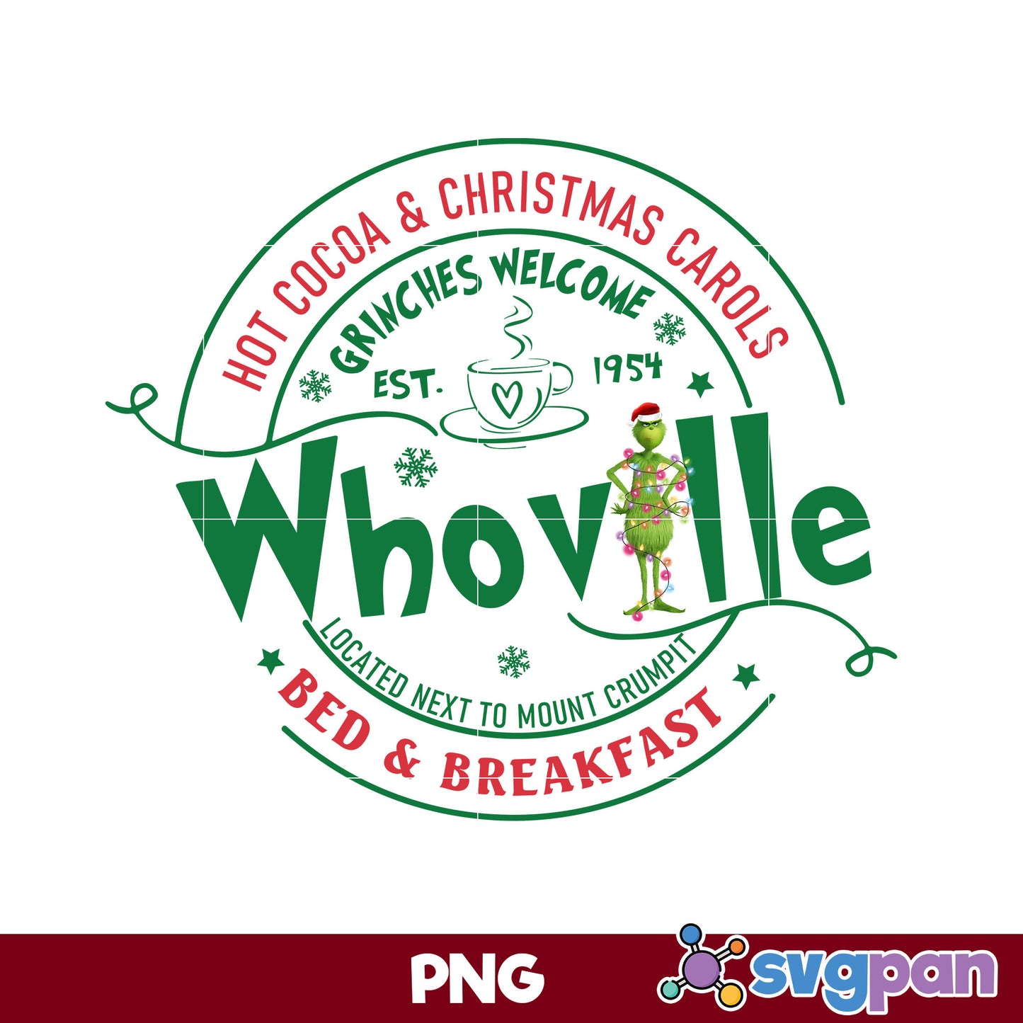 Whoville Bed And Breakfast Hot Cocoa And Christmas Carols PNG