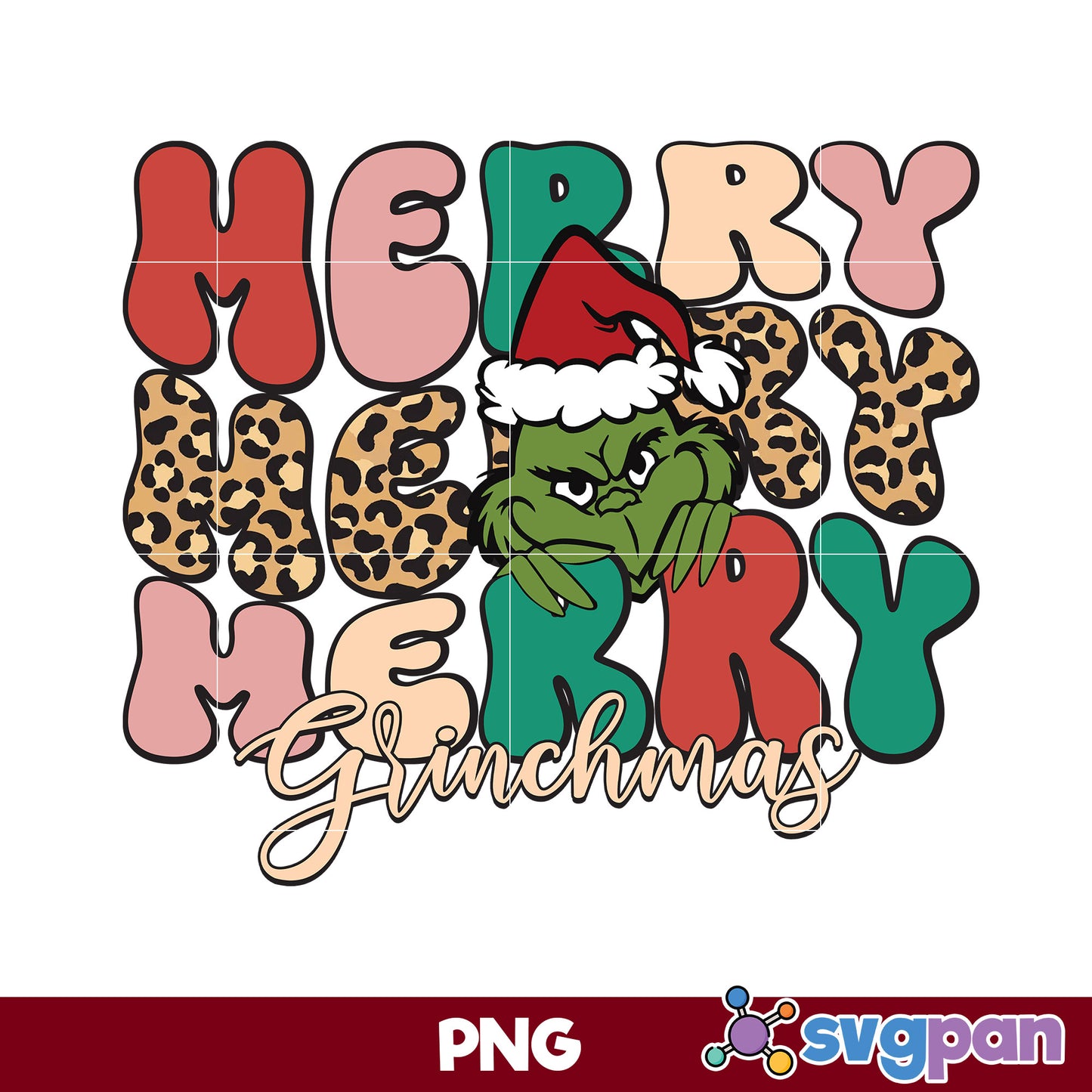 Merry Merry Merry Grinchmas Claus Hat PNG, Grinch Christmas PNG.