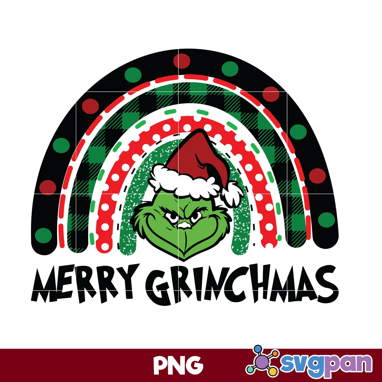 Merry Grinchmas PNG, Grinch Santa Christmas PNG, Christmas PNG.