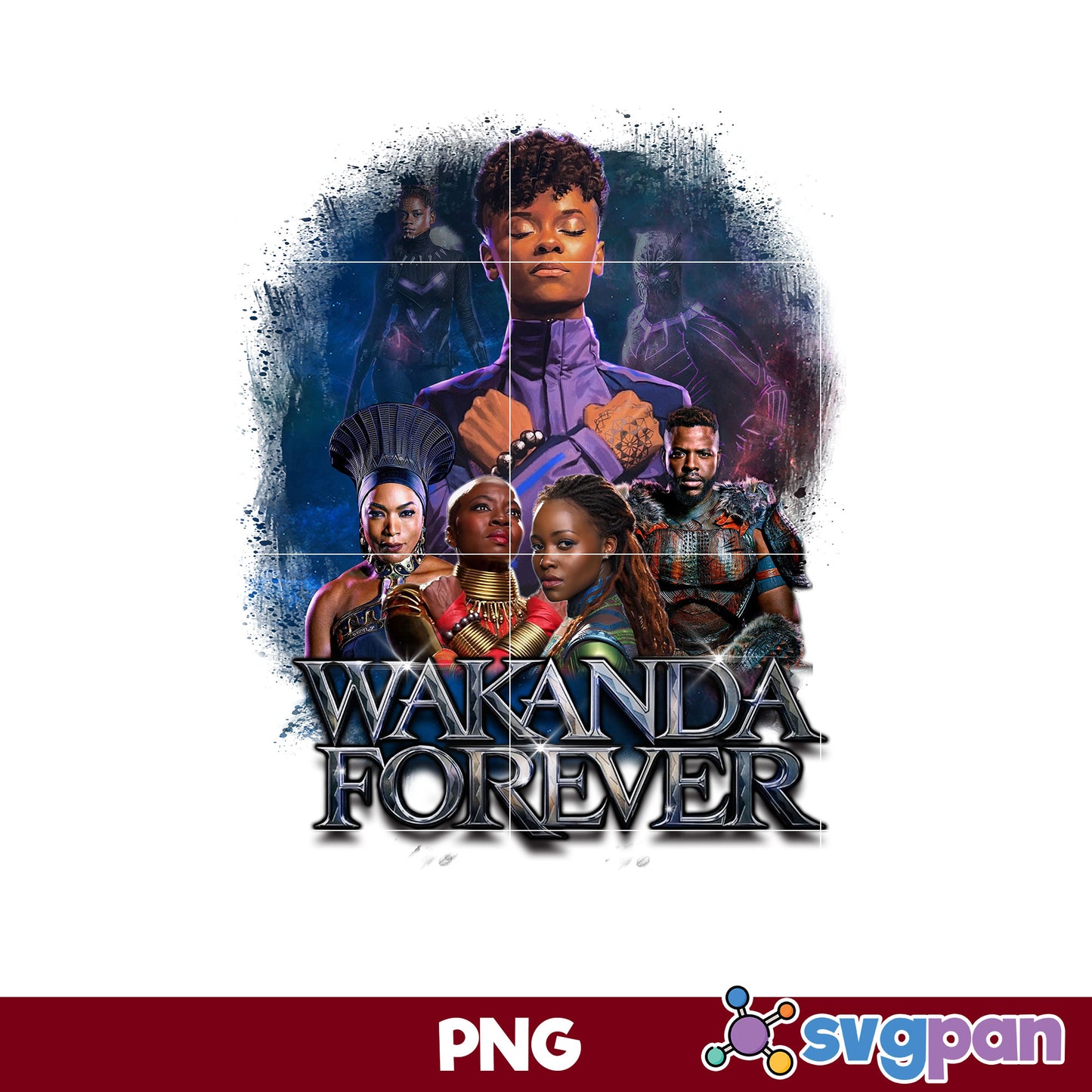Wakanda Forever PNG, Marvel Black Panther PNG Digital File.