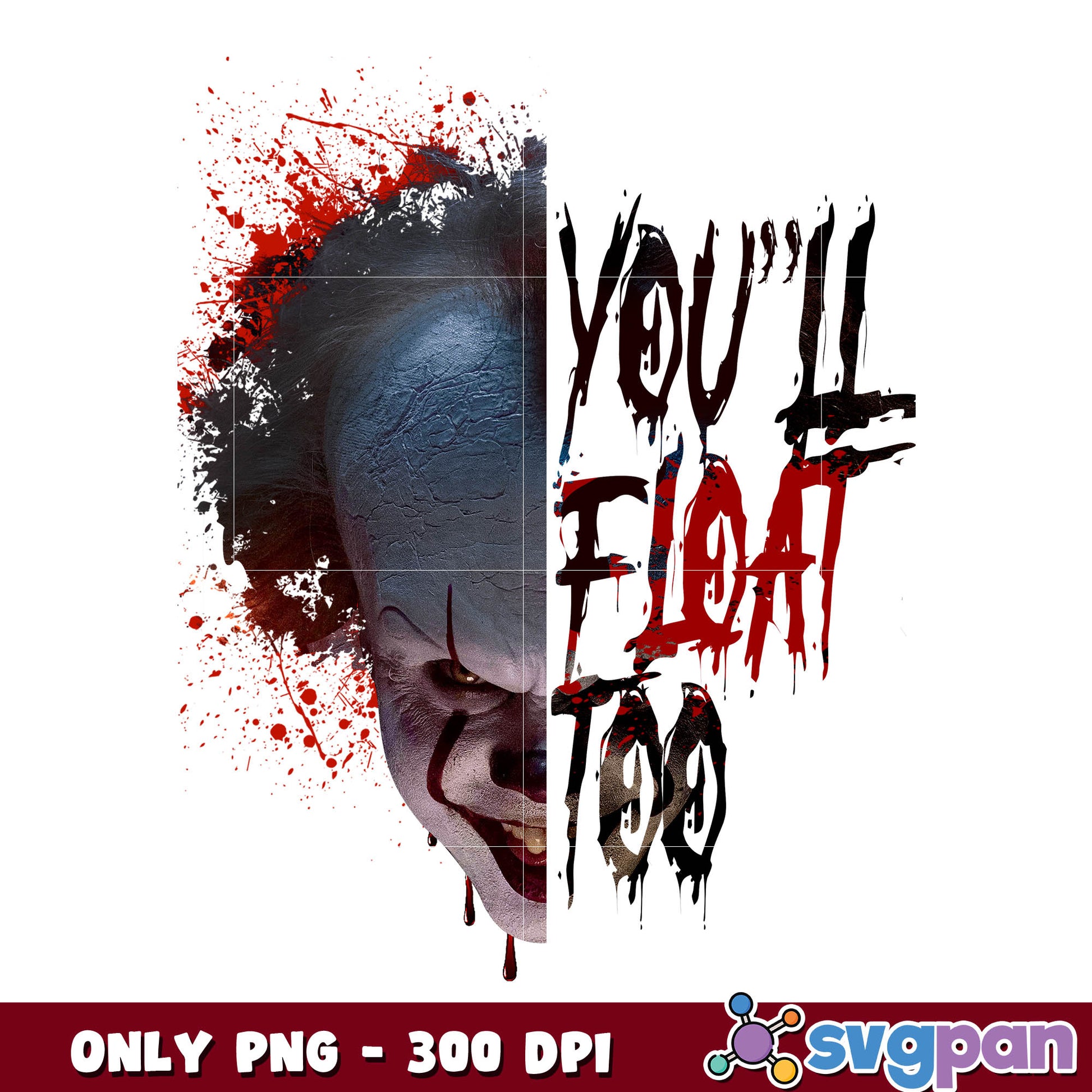 vinduesdekoration Pennywise png