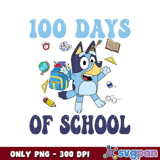 100 days of school bluey png, bluey school playset​ png