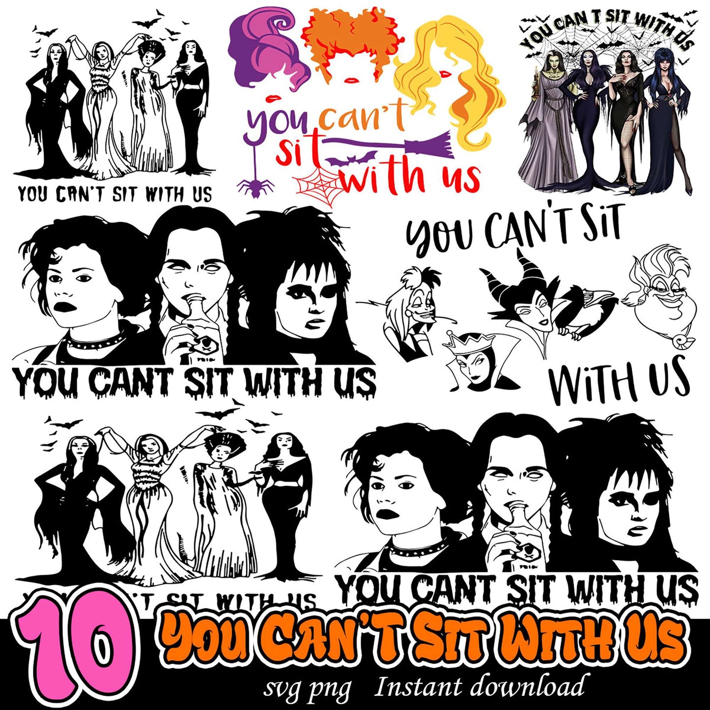 10 You Cant Sit With Us SVG PNG