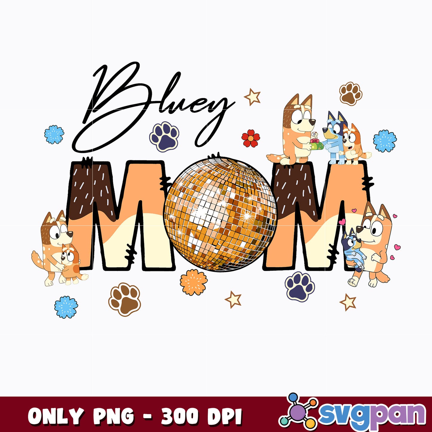 Bluey chilli mom cartoon png