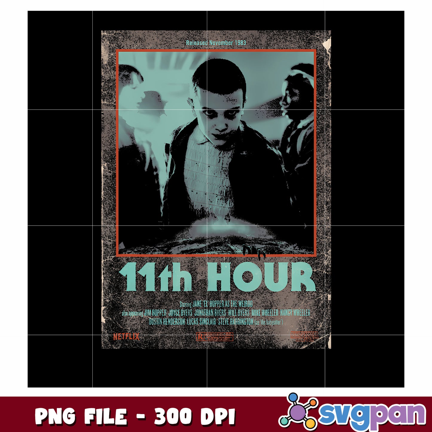 11th hour png, stranger things 5 png, eleven kid png
