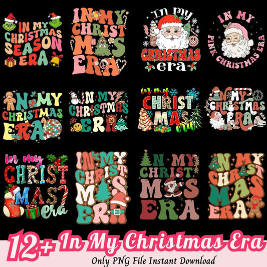 12+ In My Christmas Era PNG Designs