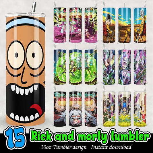 15 Rick and Morty 20oz Tumbler Designs