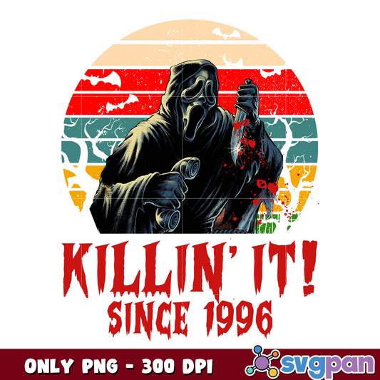 Halloween Horror Movie Killing It Since 1996 png