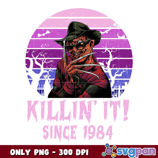 Freddy Krueger Vintage Halloween png  