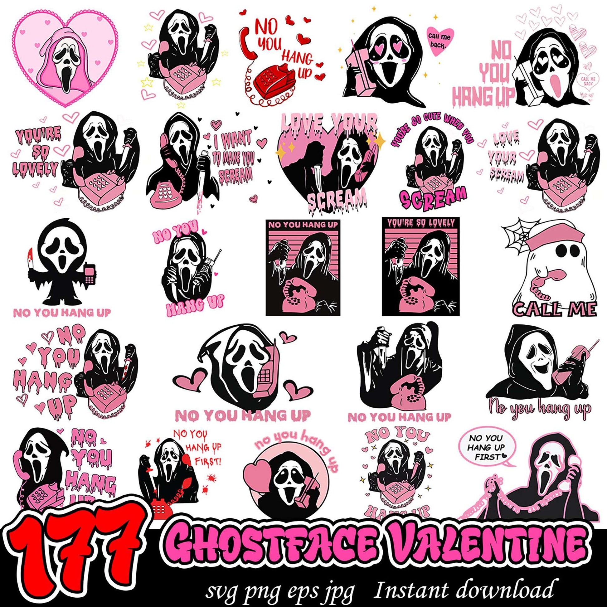 17 Ghostface Valentine SVG Bundle