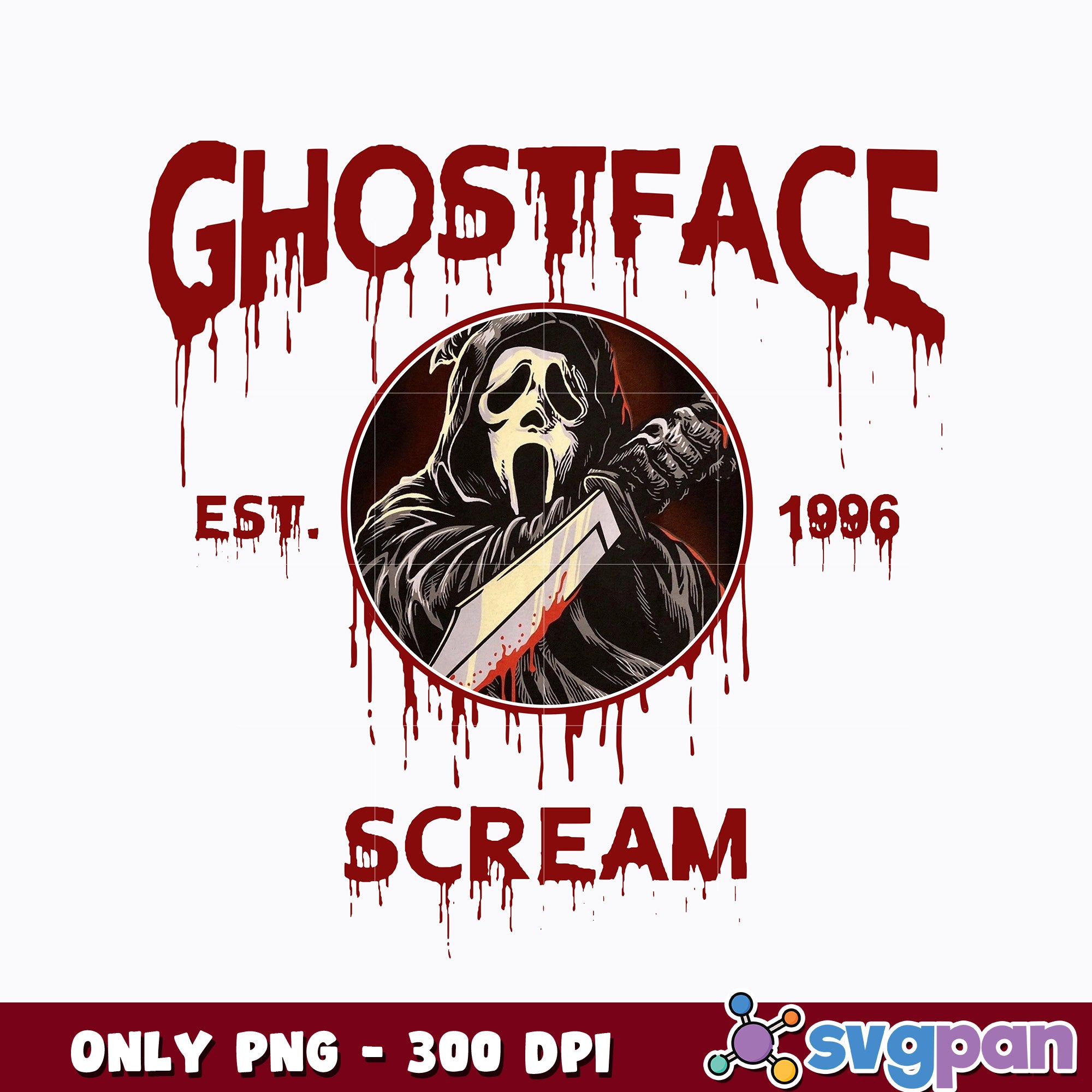 Ghostface est 1996 horror movie png – svgpan