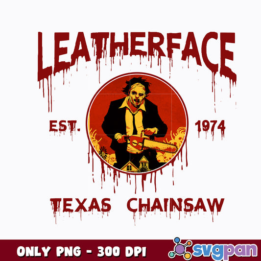 Leatherface est 1974 horror movie png 