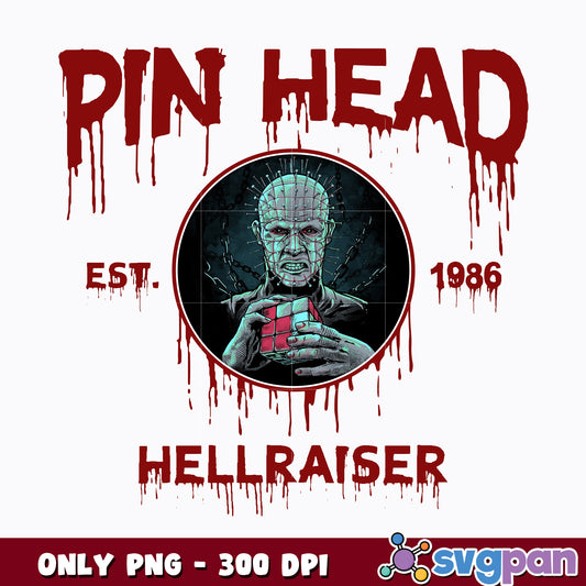 Pinhead est 1986 horror movie png 