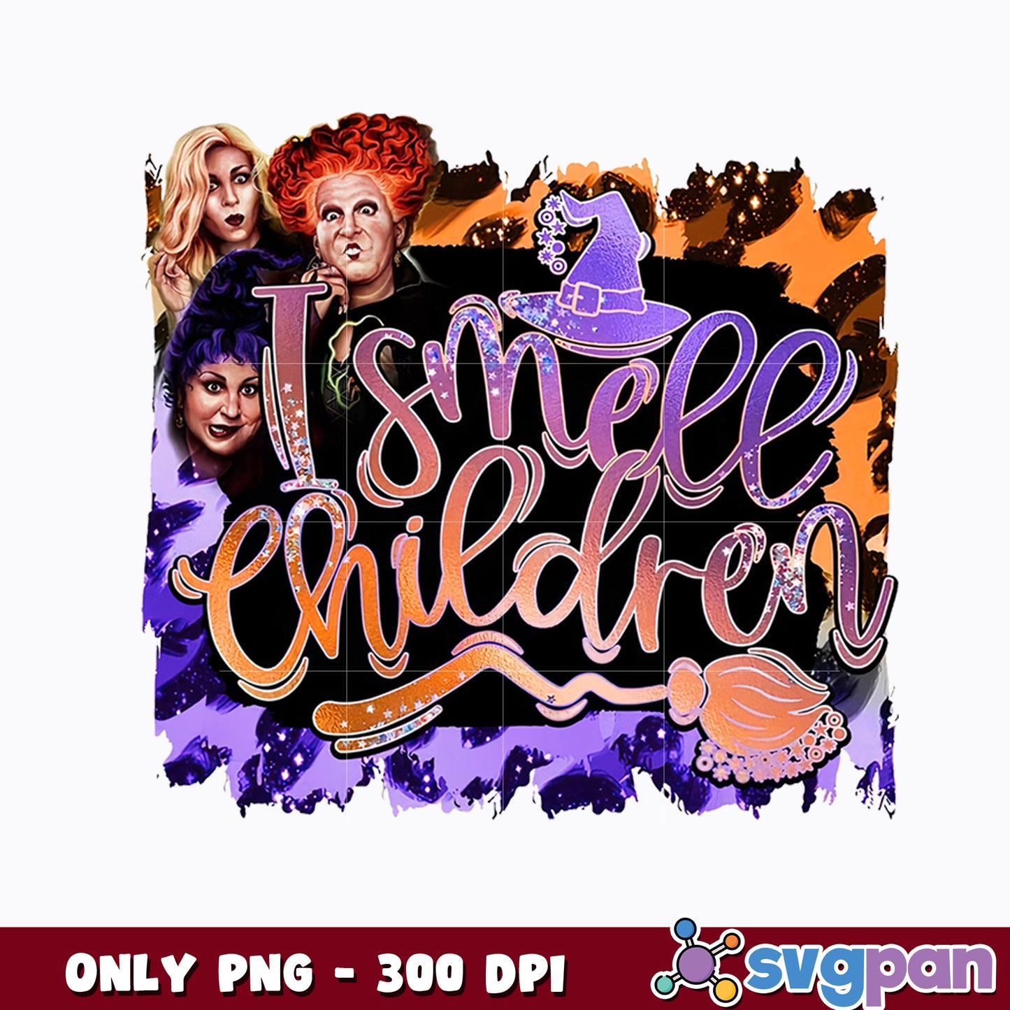 I Smell Children Png, Halloween Png, Hocus Pocus Png