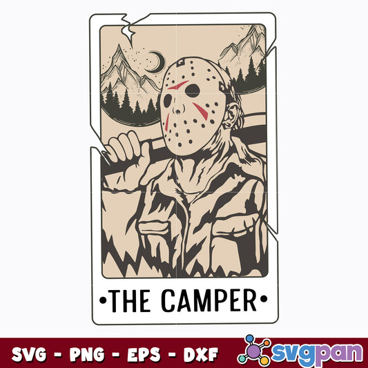 Jason Voorhees Horror Tarot Cards Svg