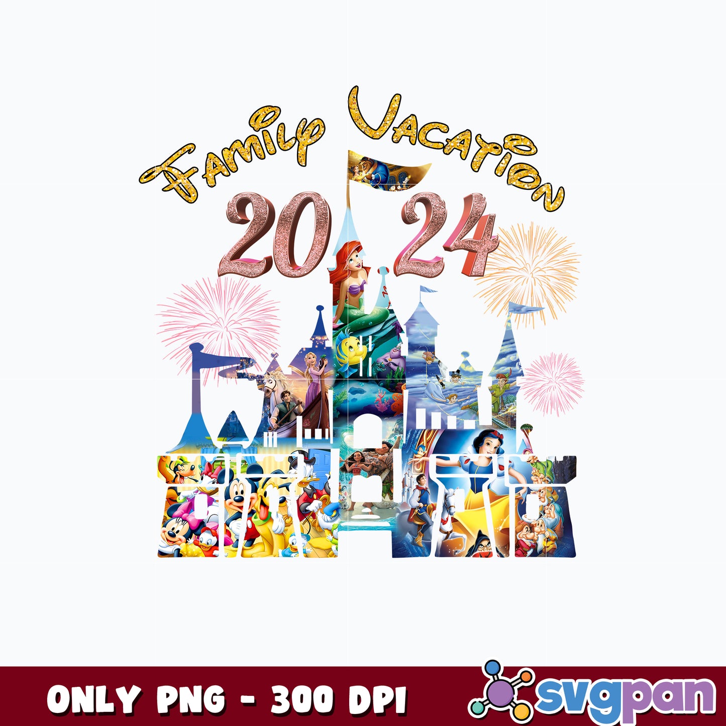 Disney World Vacation Castle With Princesse png