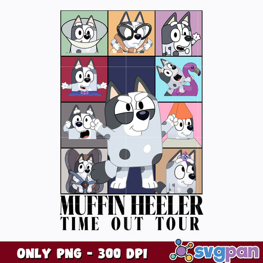 Muffin Heeler Time Out Tour png 