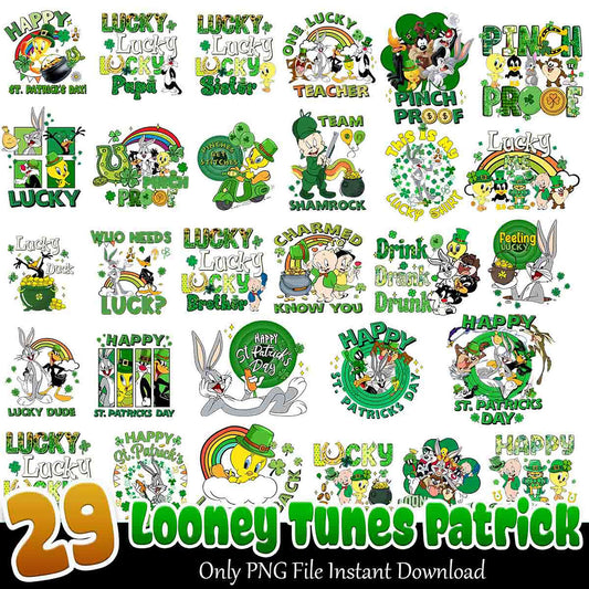 29 Looney Tunes St Patricks Day PNGs