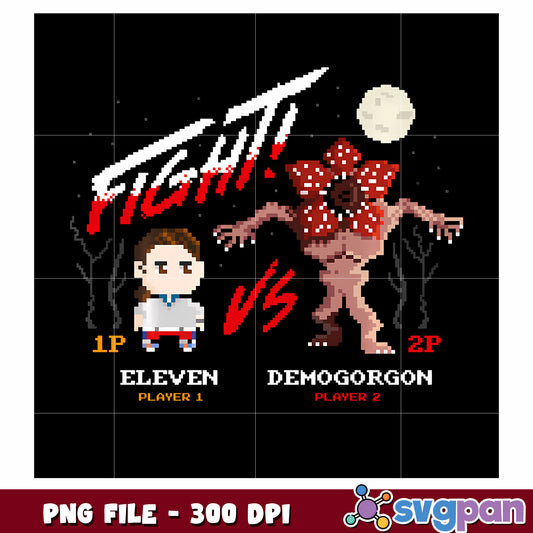 2d fight png, 11 stranger things png, stephen hawkins png