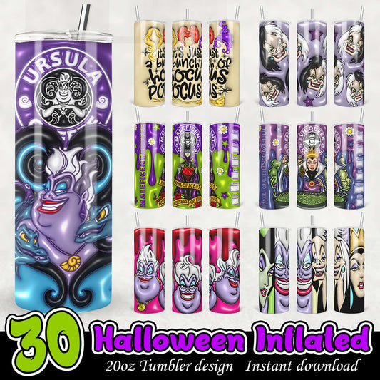 30 Halloween Tumbler Designs PNG