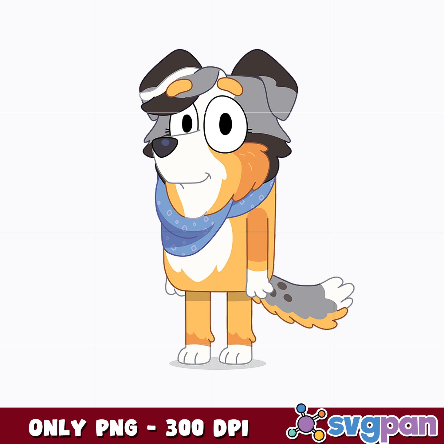 Calypso Bluey png, Bluey Birthday png