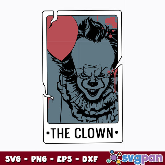 The Clown Tarot Cards Svg